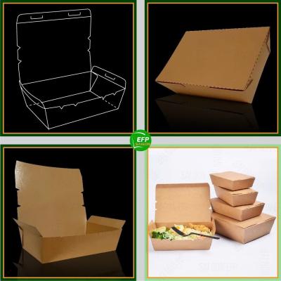 HỘP GIẤY KRAFT SIZE LỚN ĐỰNG THỰC PHẨM